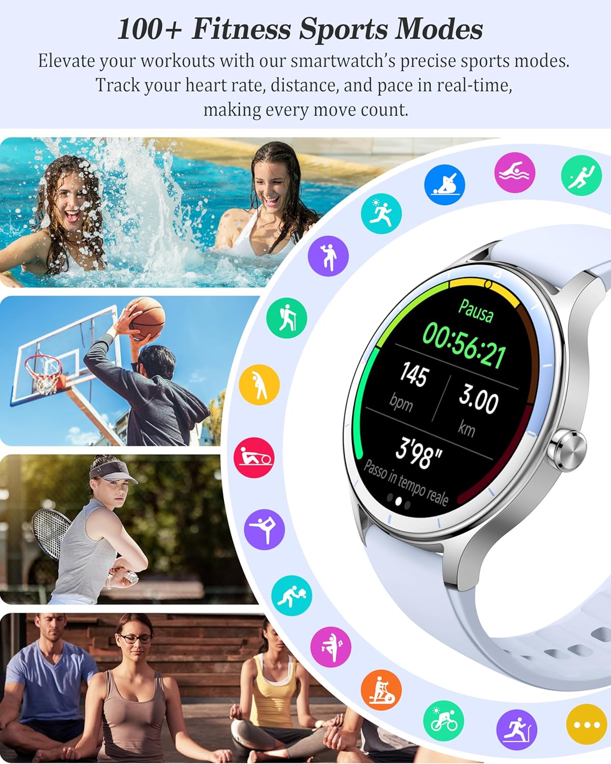 Round Smart Watch Call 100 Sports 41mm