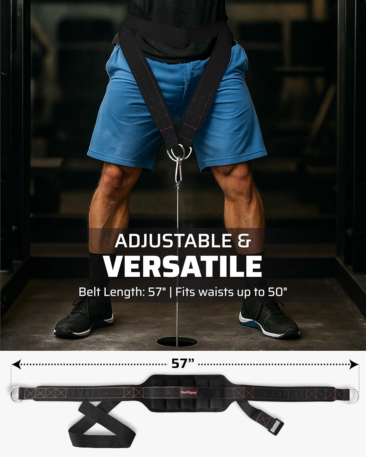 Heavy Duty Belt Squat Belt Gym Weightlifting Support Belt