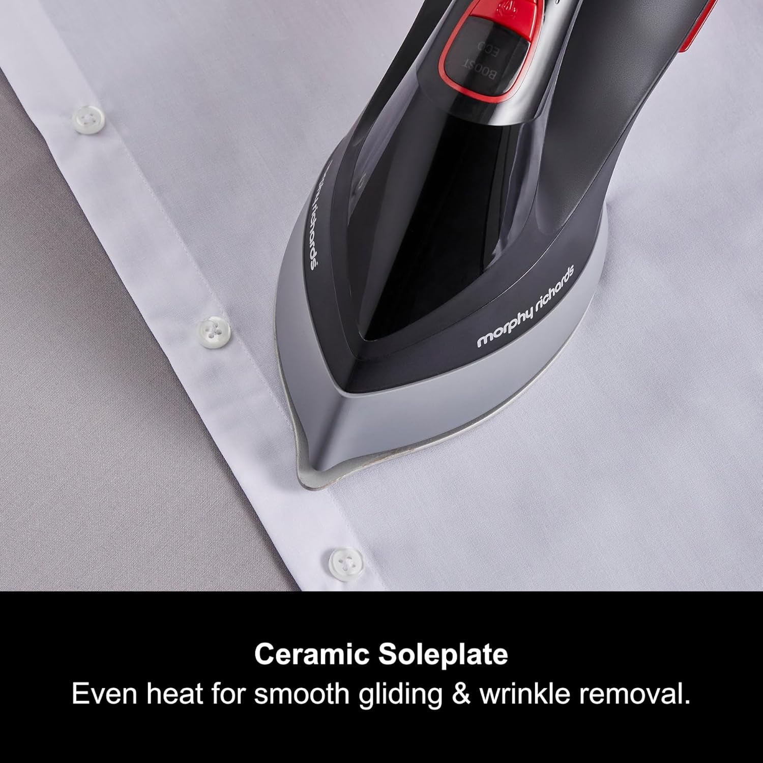 2in1 Garment Steamer Iron 1800W 35g Steam Ceramic Soleplate