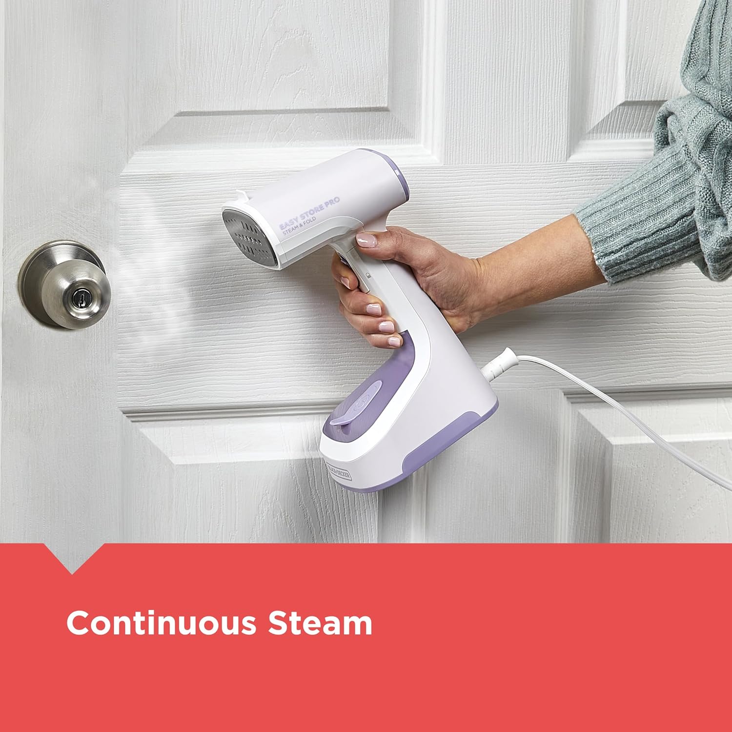 Foldable Garment Steamer 1200W Fast Heat 45s Portable Travel Iron