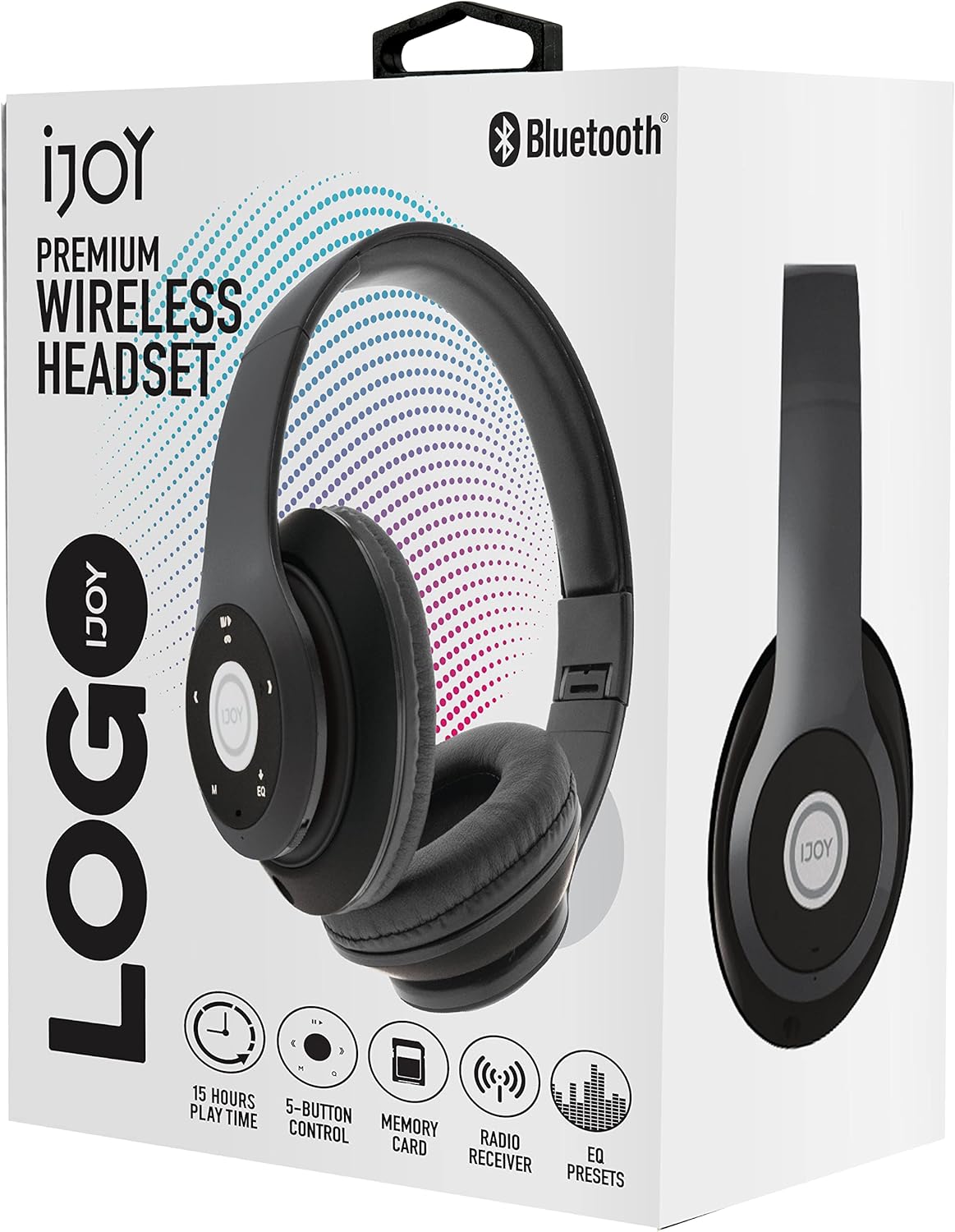 Bluetooth Over Ear Wireless Headphones Foldable HiFi Stereo Mic FM Radio