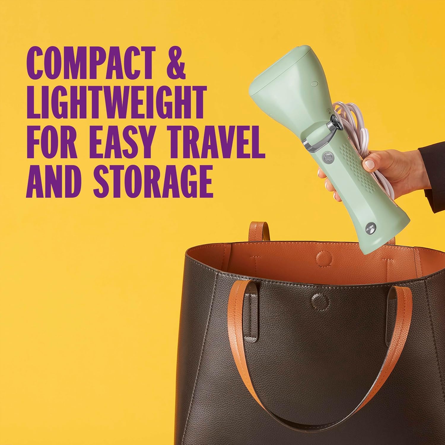 Travel Garment Steamer 1100W 35s Heat Foldable Dual Voltage