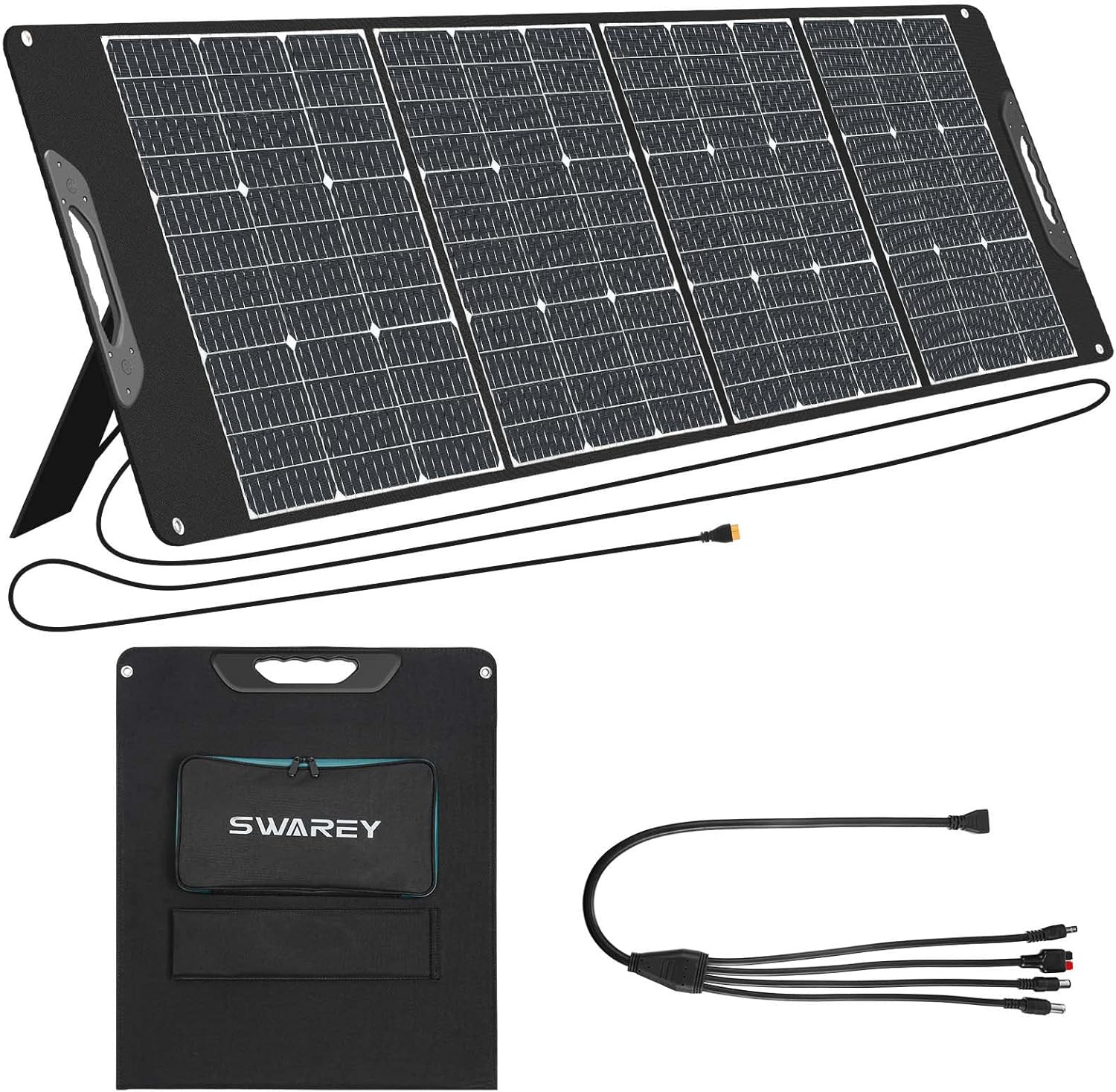 200W Foldable Solar Panel XT60 USB C Camping RV Charger