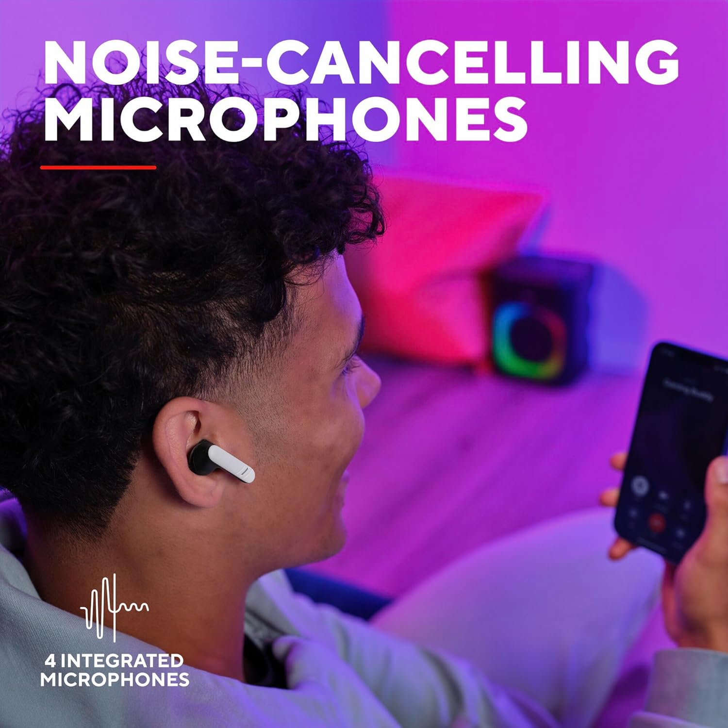 Wireless Gaming Earbuds Low Latency ENC Mic 40H Battery USB C