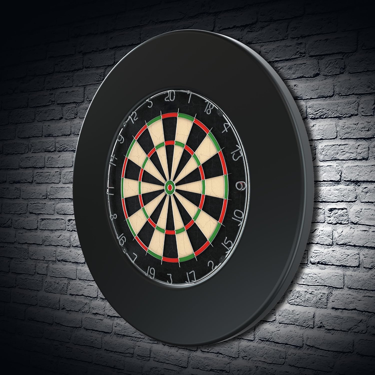 Dart Board Set with Surround Backboard Oche Line Steel Tip