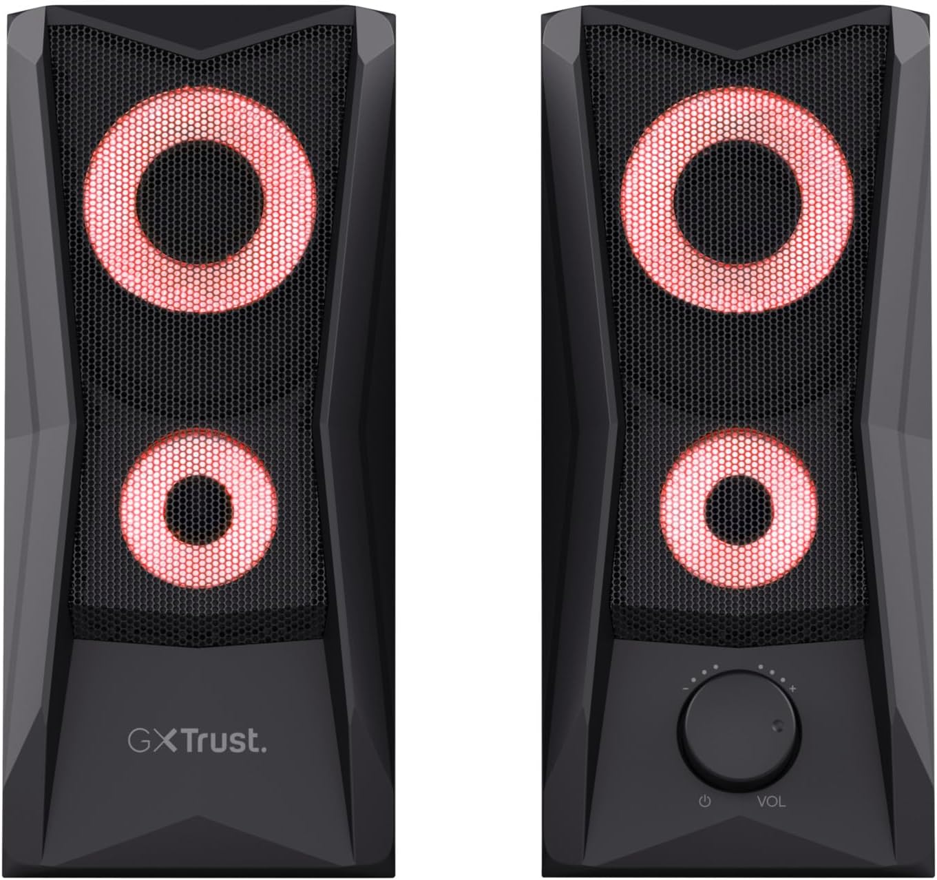 Gaming PC Speakers RGB Stereo USB Powered AUX Desktop