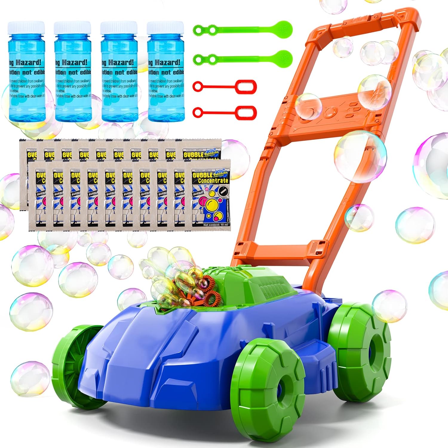 Bubble Lawn Mower 5000 Kids Push Outdoor Garden Toy