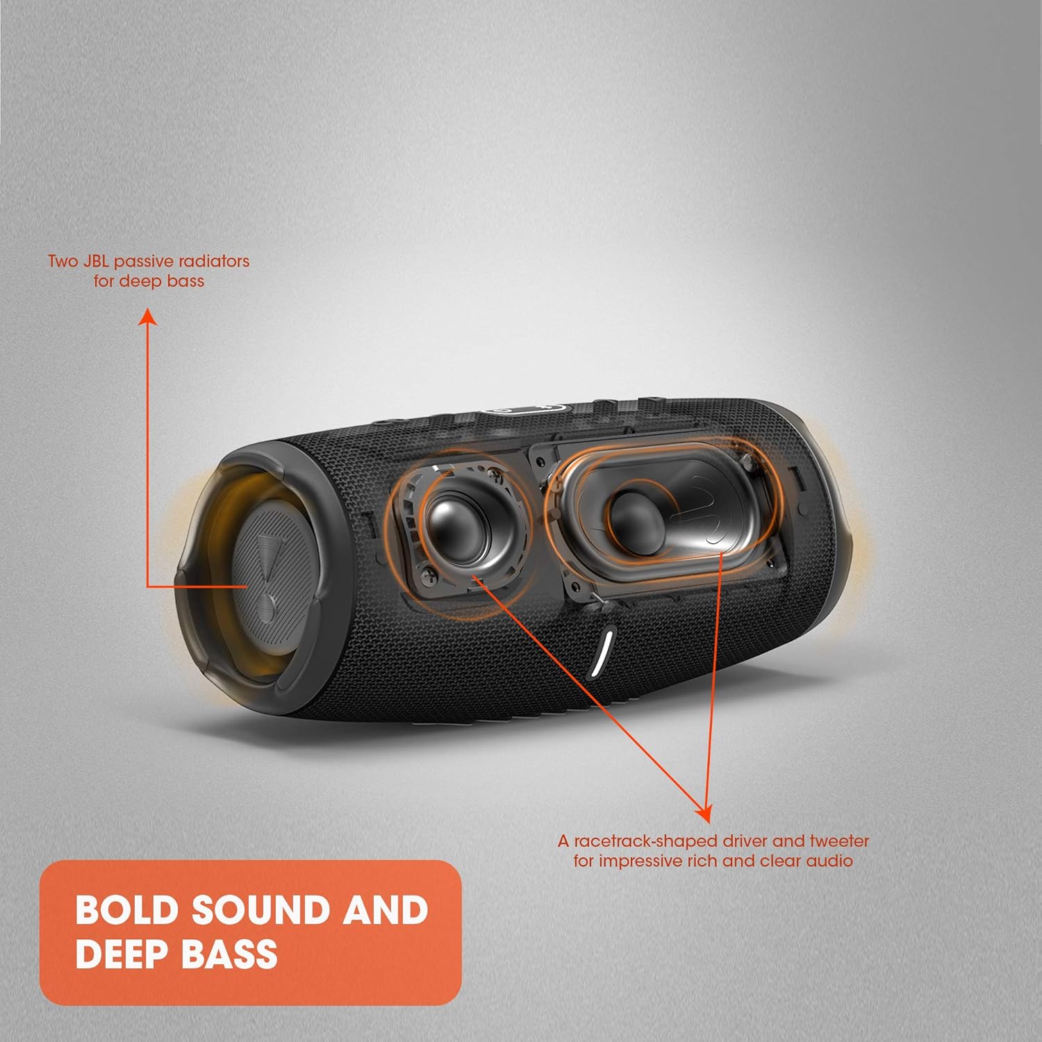 Bluetooth Speaker Waterproof 20Hr Battery Portable Bass Powerbank