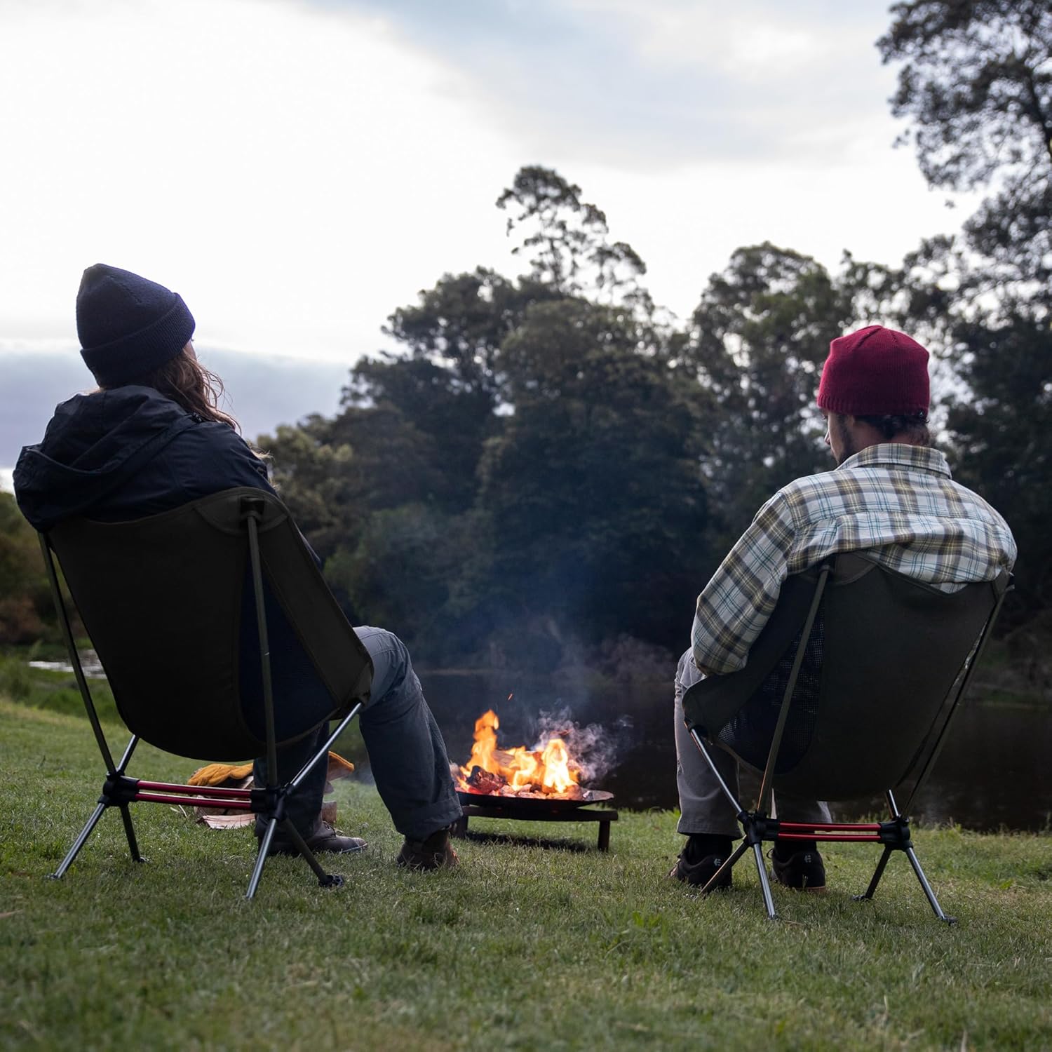 Ultralight Camping Chair Folding Backpack Seat for Hiking Outdoor