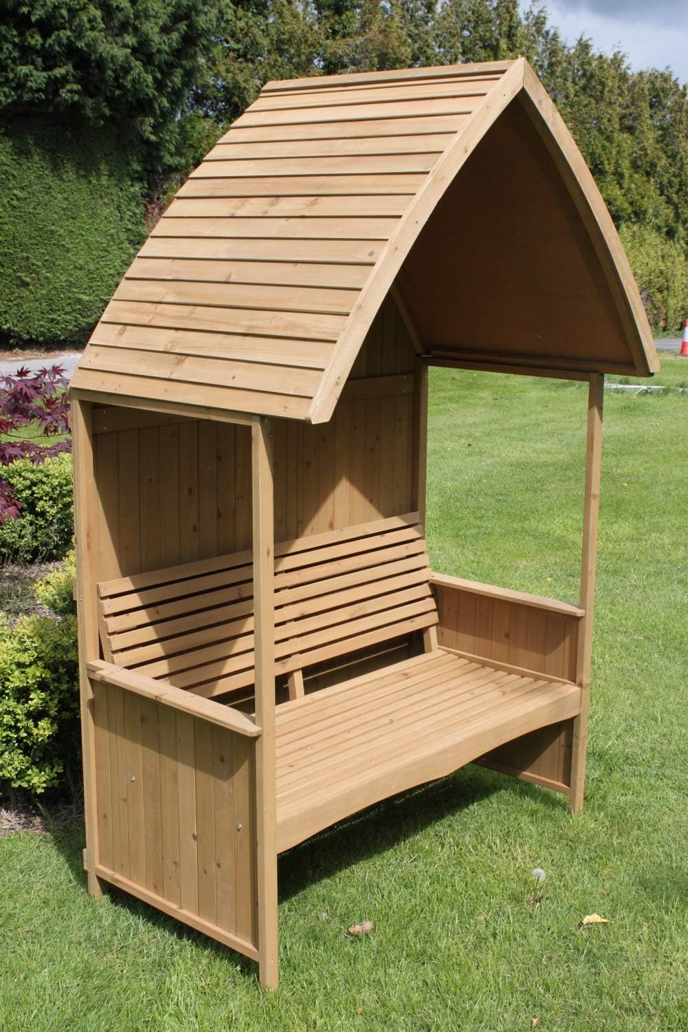 Wooden Garden Arbour Bench Pergola Seat Outdoor Arch