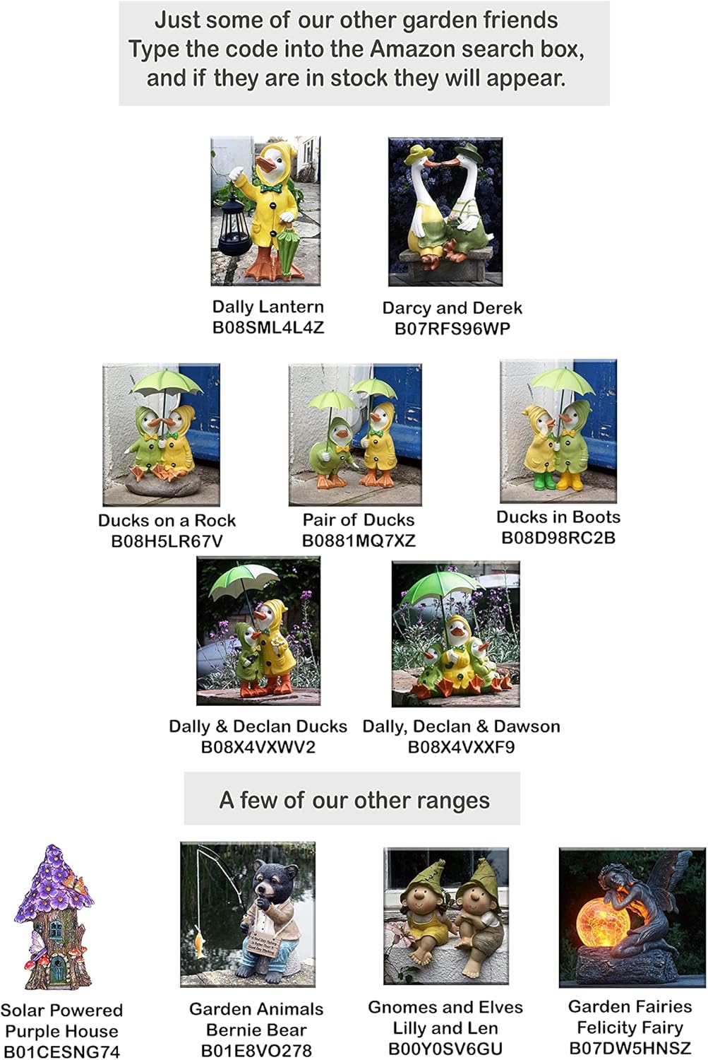 Garden Elf Gnome Ornament Set Resin Fairy Daisy Statues Decor