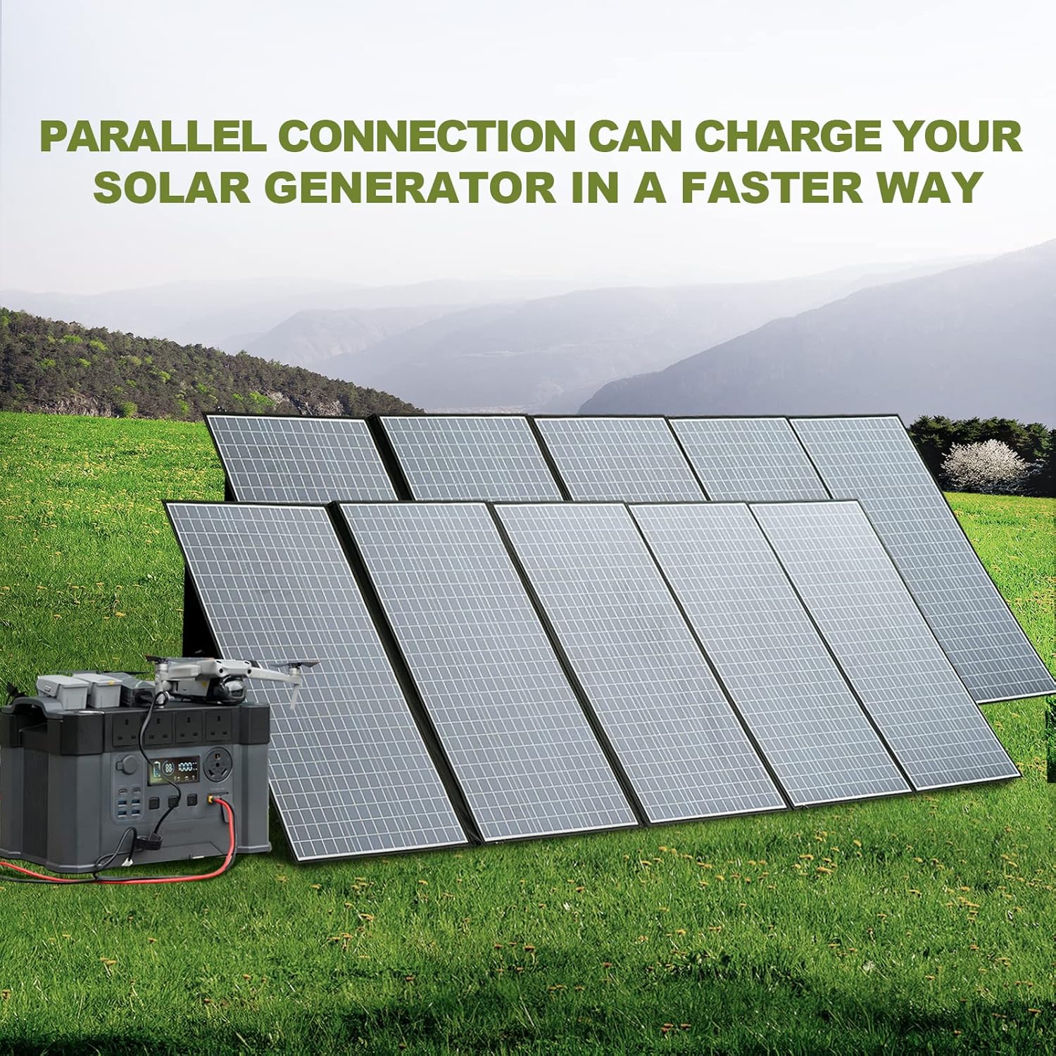 400W Foldable Portable Solar Panel Charger Camping RV Power