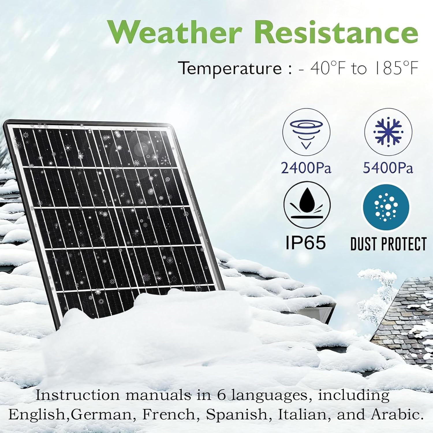 15W Solar Panel Kit 16000mAh Battery for Trail Camera 12V