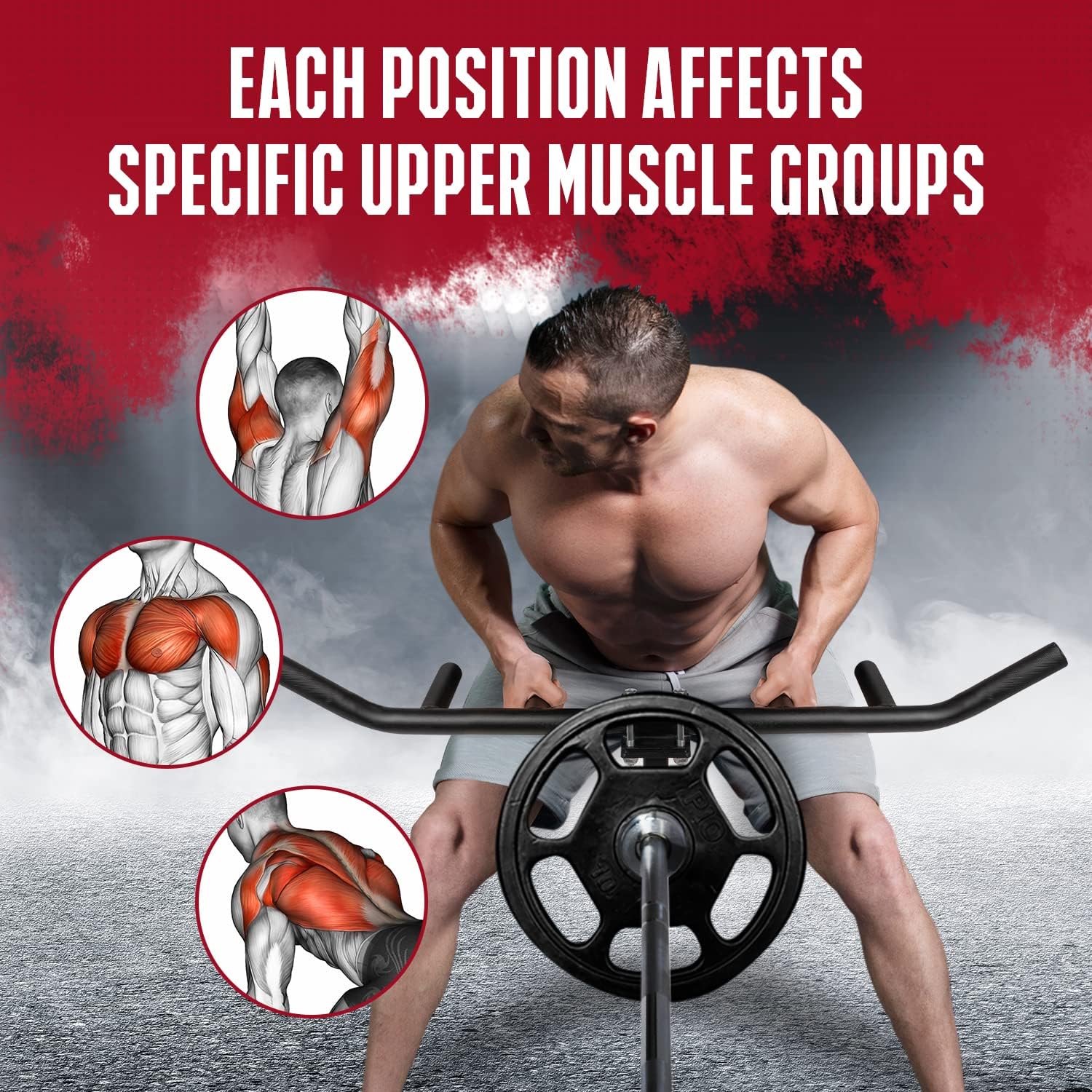 Multi Grip Landmine Row Handle T Bar Row Viking Press Attachment