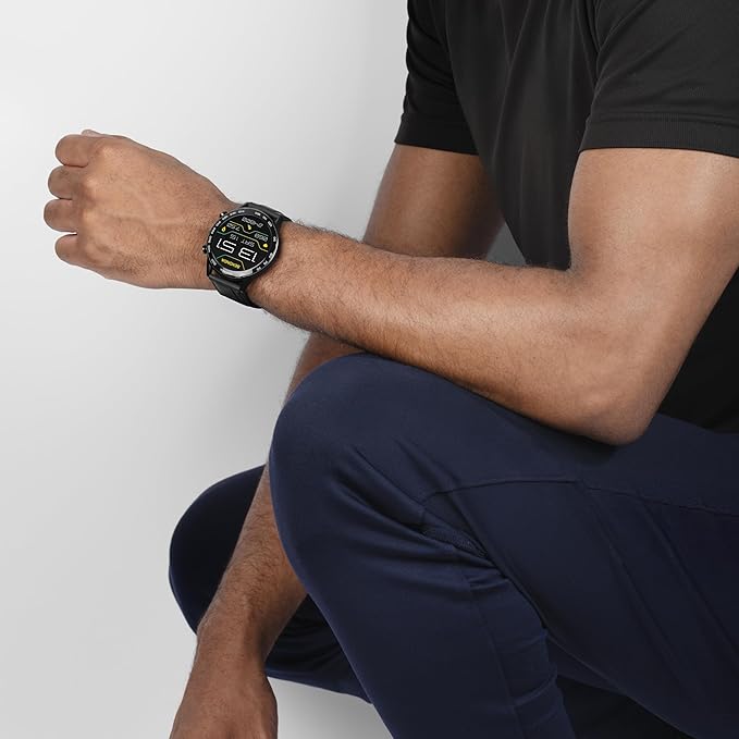 Active Plus Smart Watch 45mm Black Fitness Tracker