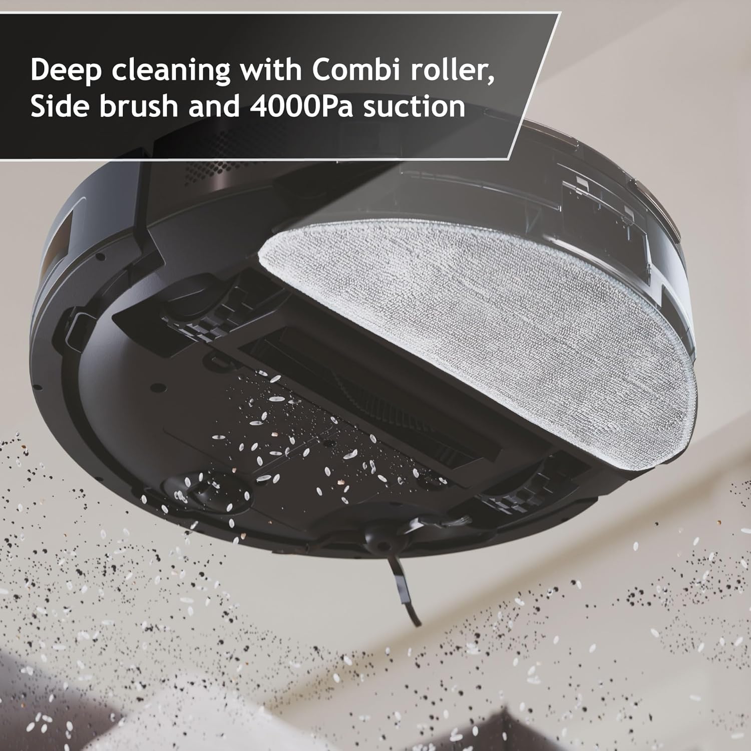 Robot Vacuum Mop Self Empty 4000Pa LiDAR Mapping WiFi App