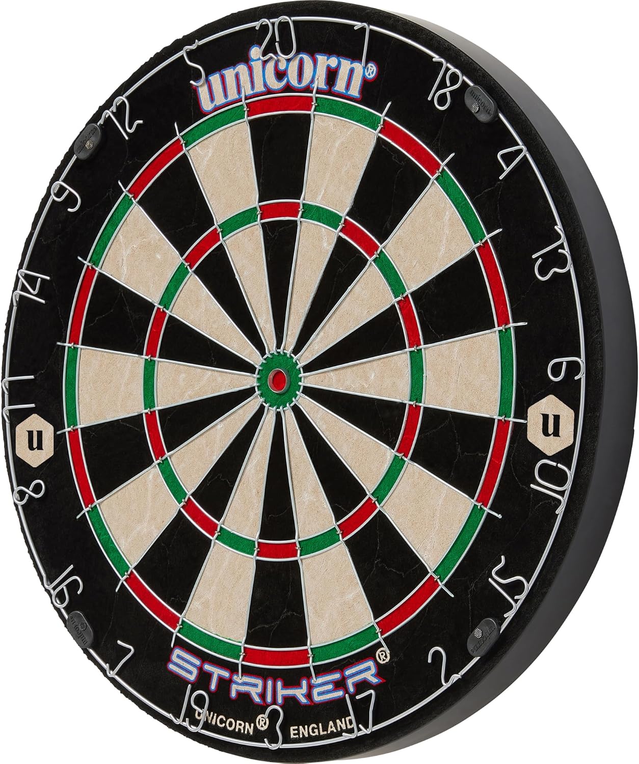 Dart Board Set with Surround Steel Tip Darts Bristle Board Kit