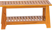 30in Teak Shower Bench Non Slip Spa Bathroom Seat