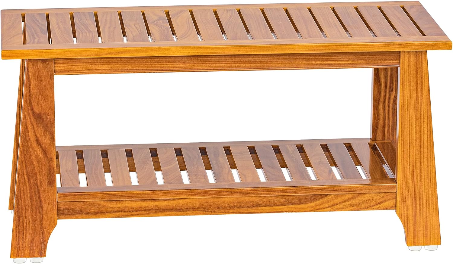 36in Teak Shower Bench Non Slip Spa Bathroom Seat