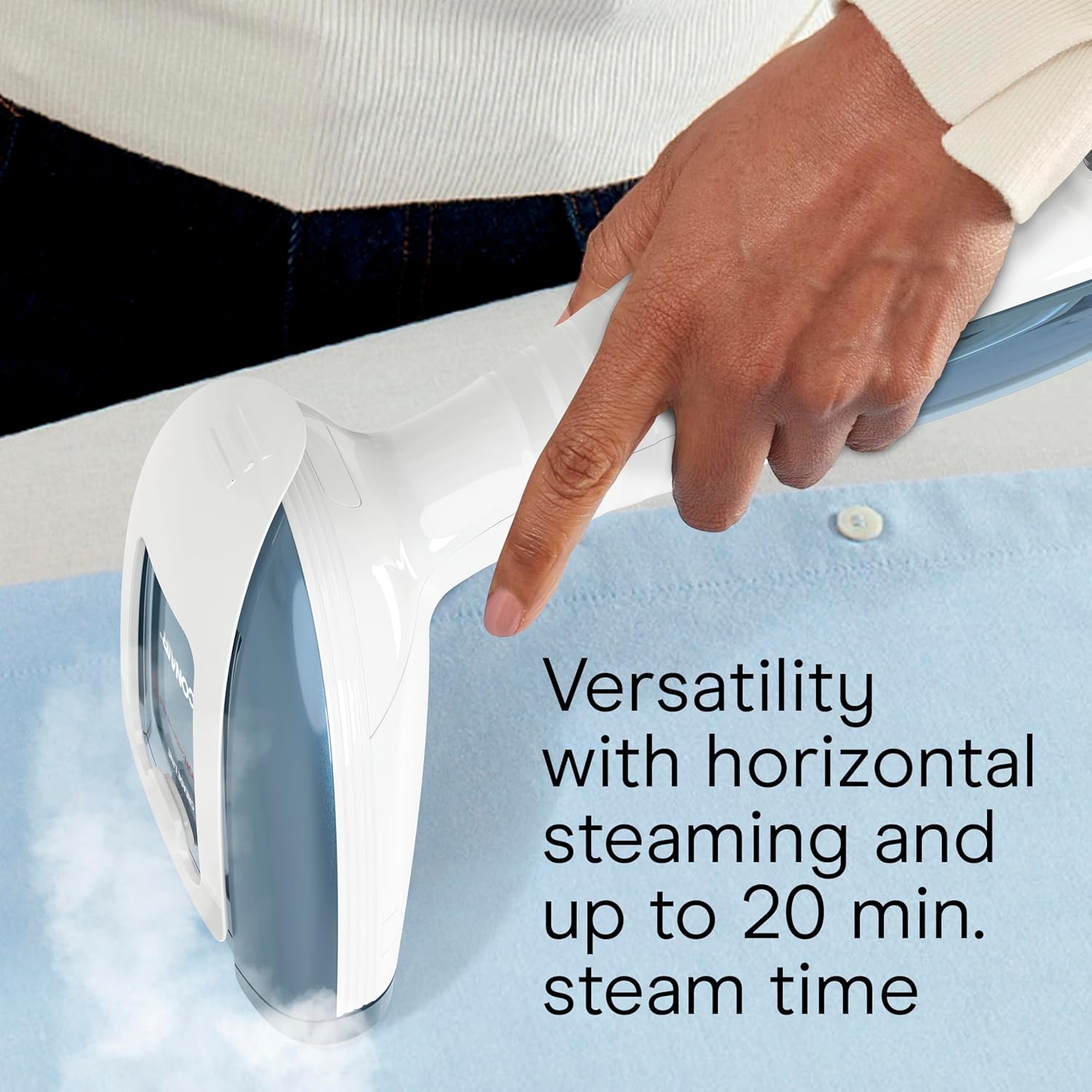 Handheld Garment Steamer 1875W Turbo Steam 20min 3in1 Iron