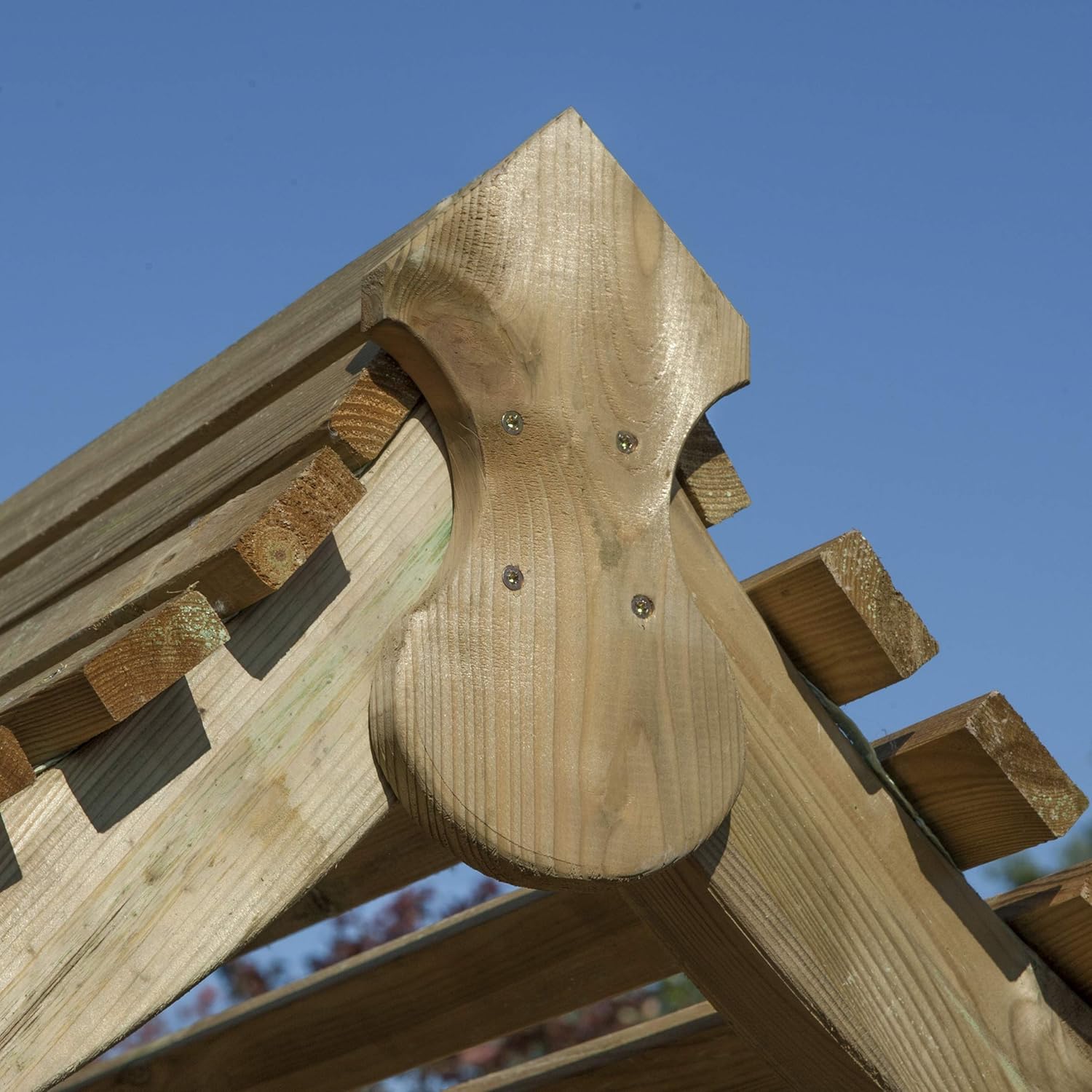 Wooden Garden Arbour Bench Pergola Double Seat Trellis