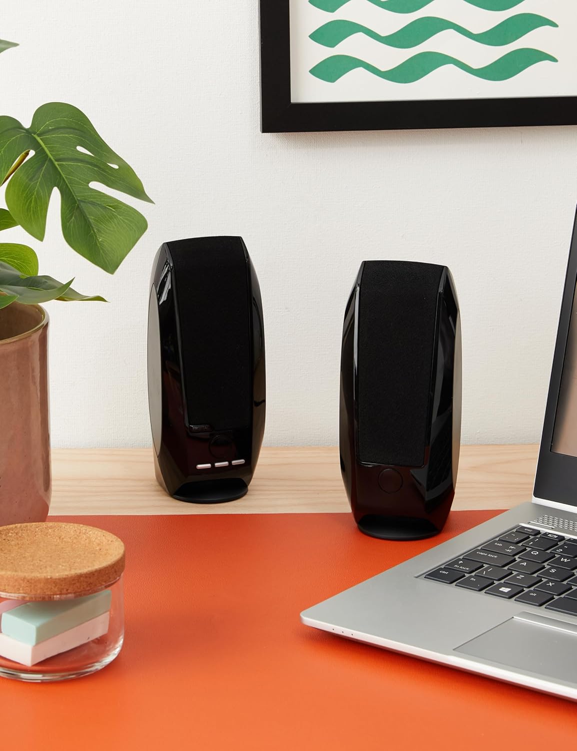USB Powered PC Speakers Stereo Desktop Laptop Compact Audio