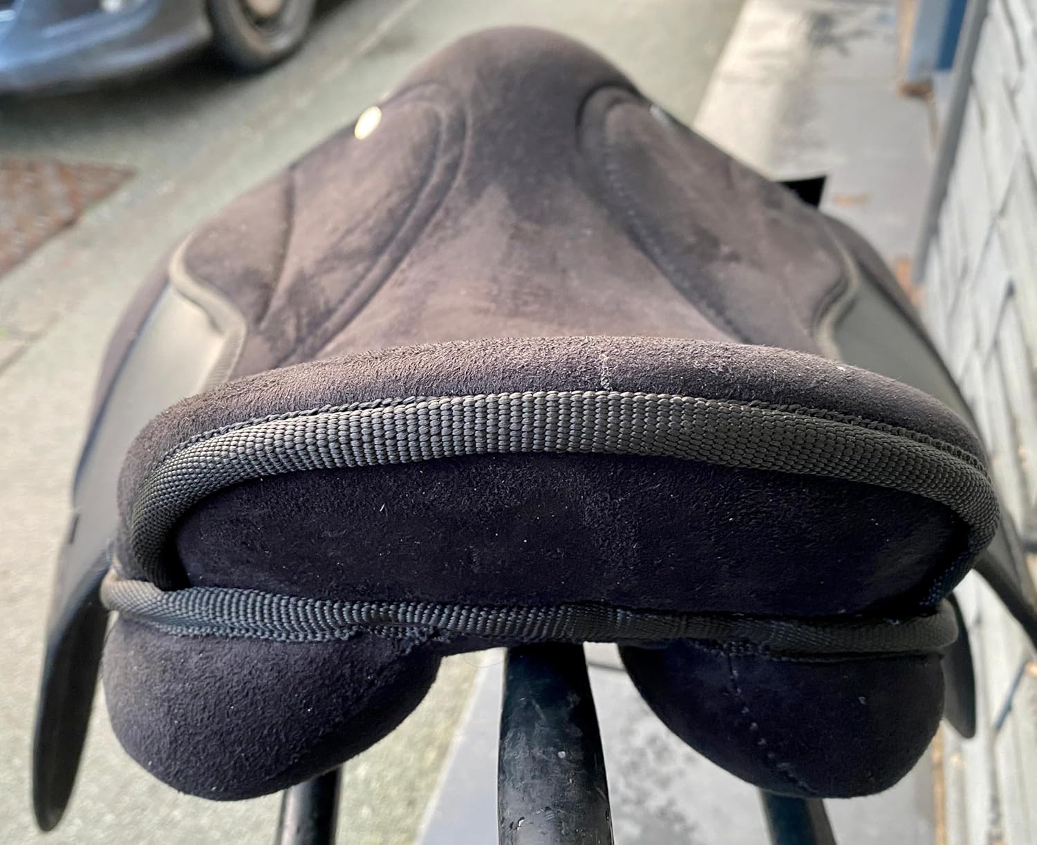 Synthetic Pony GP Saddle 14 Inch Extra Wide Black Lightweight
