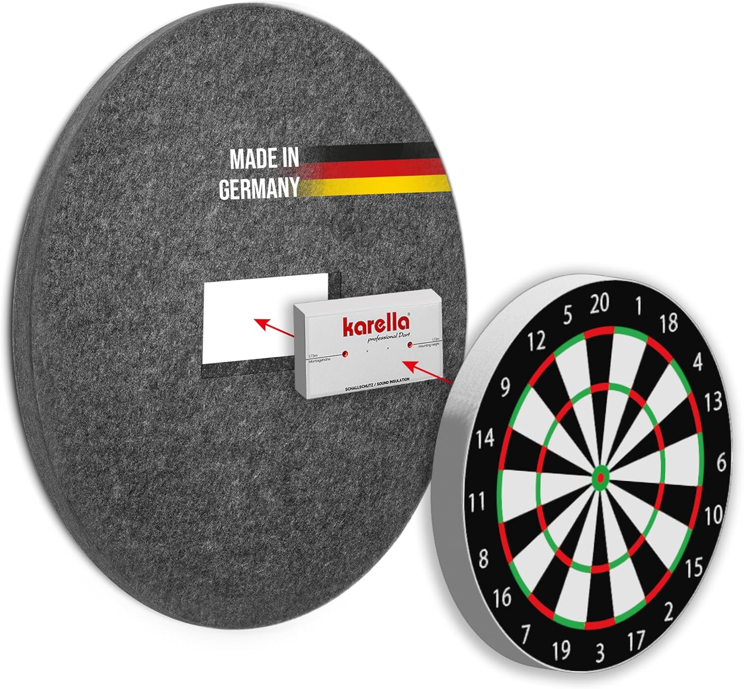Dart Board Sound Insulation Surround Noise Reduction Ring