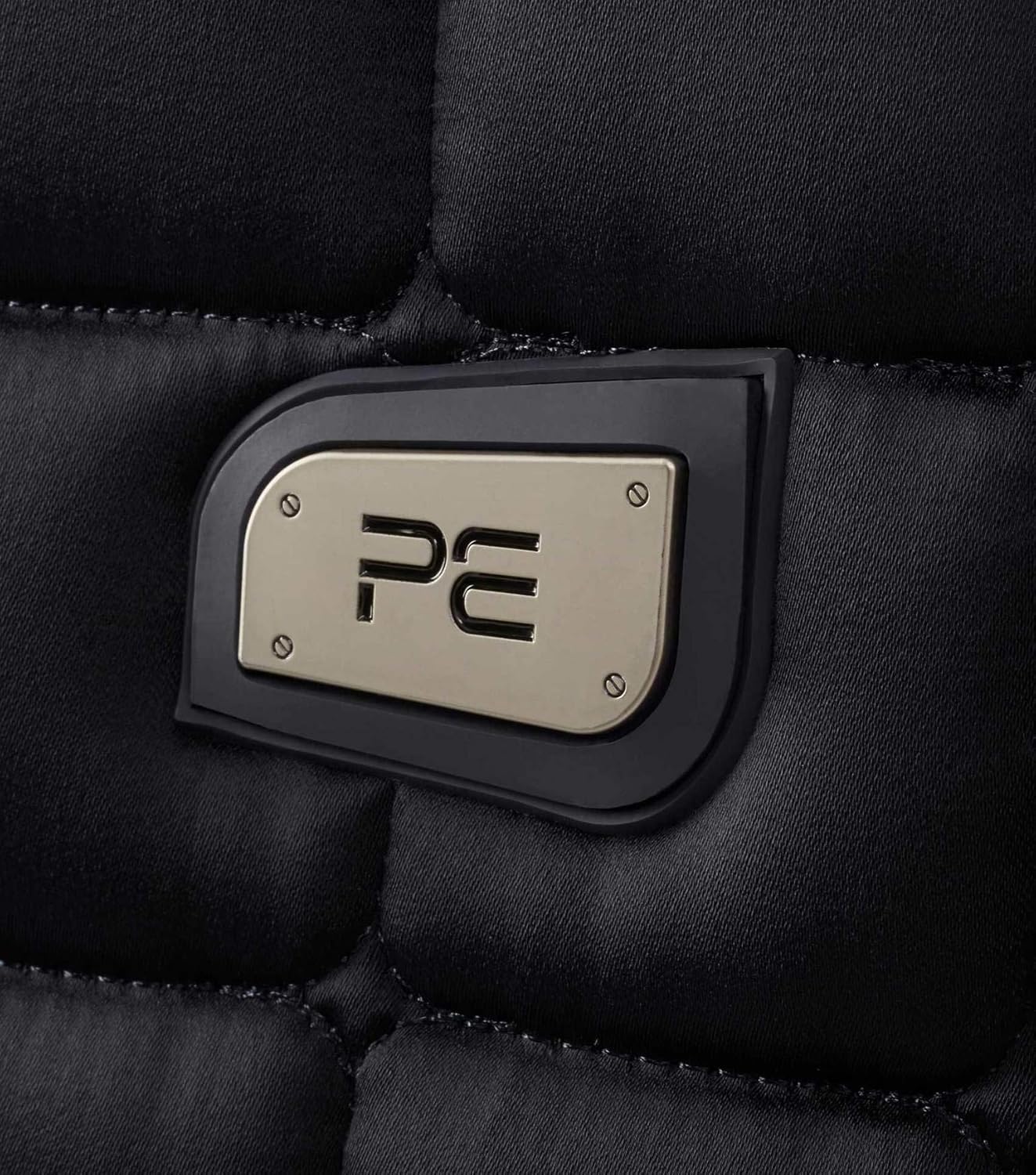 Black Merino Wool Dressage Saddle Pad Anti Rub Square