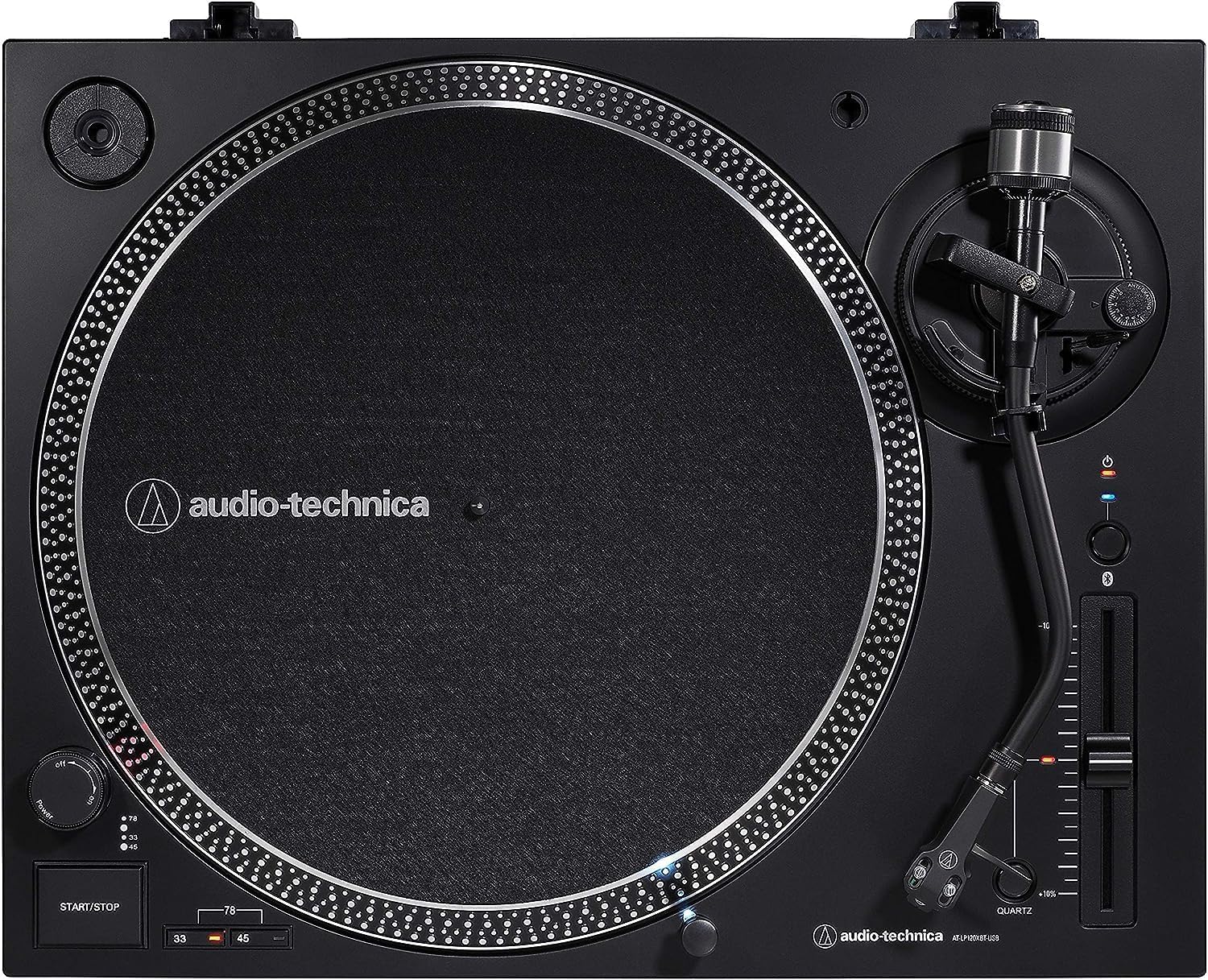 Bluetooth USB Direct Drive Vinyl Record Player Turntable 33/45/78 RPM HiFi