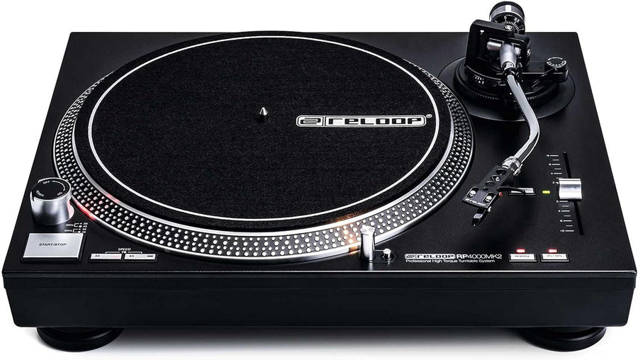 DJ Direct Drive Turntable High Torque Pitch Control Black