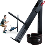 Belt Squat Attachment Power Rack Add On Heavy Duty Leg Trainer