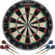 Bristle Dart Board Set Steel Tip Darts Staple Free Pro Play