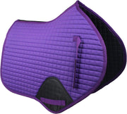 Quilted Close Contact Jump Saddle Pad with Vented Spine