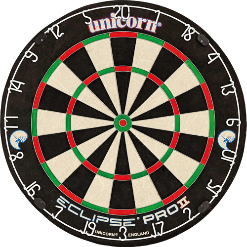 Championship Bristle Dart Board Sisal Staple Free High Visibility