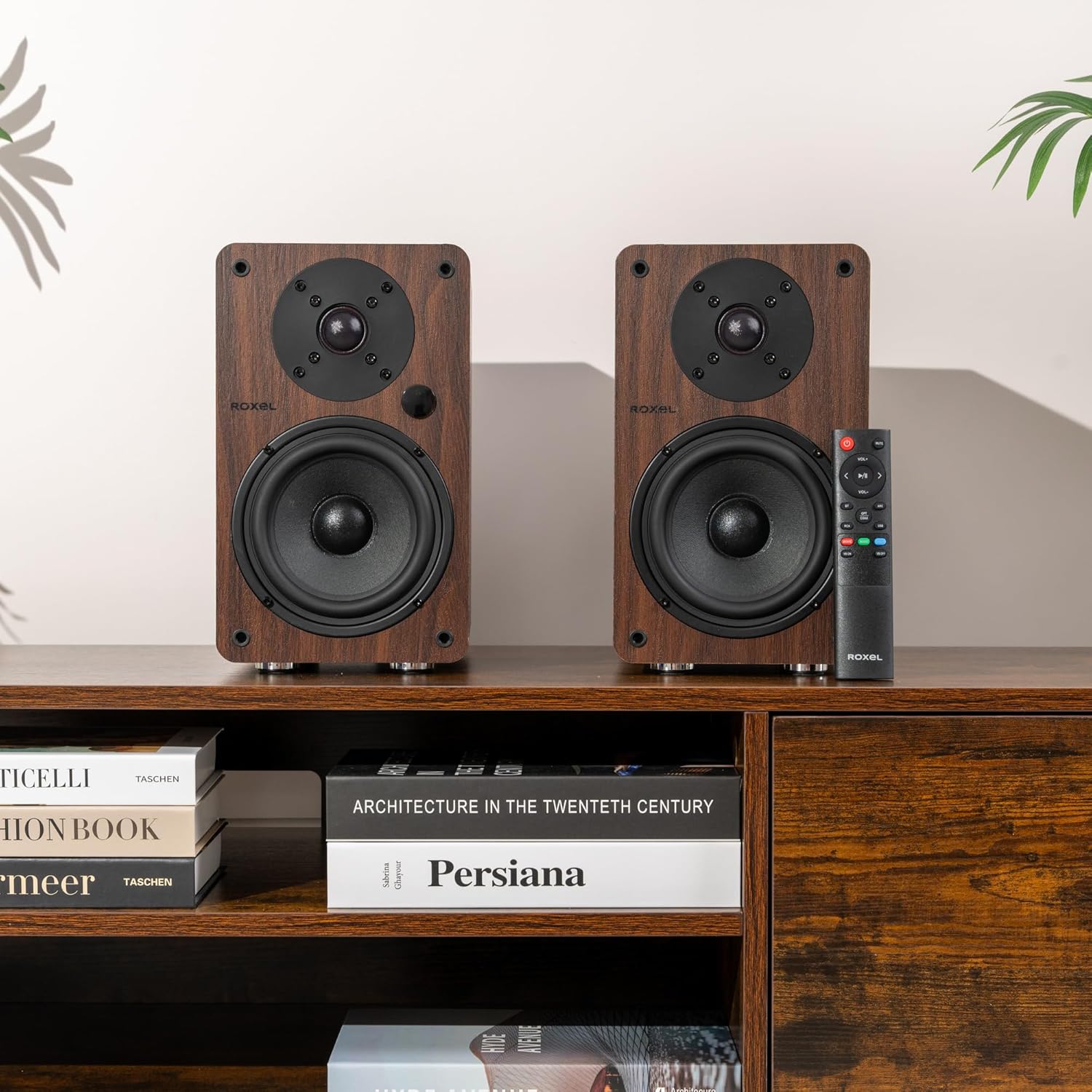 Bookshelf Speakers 100W RMS Bluetooth HDMI ARC Stereo Audio