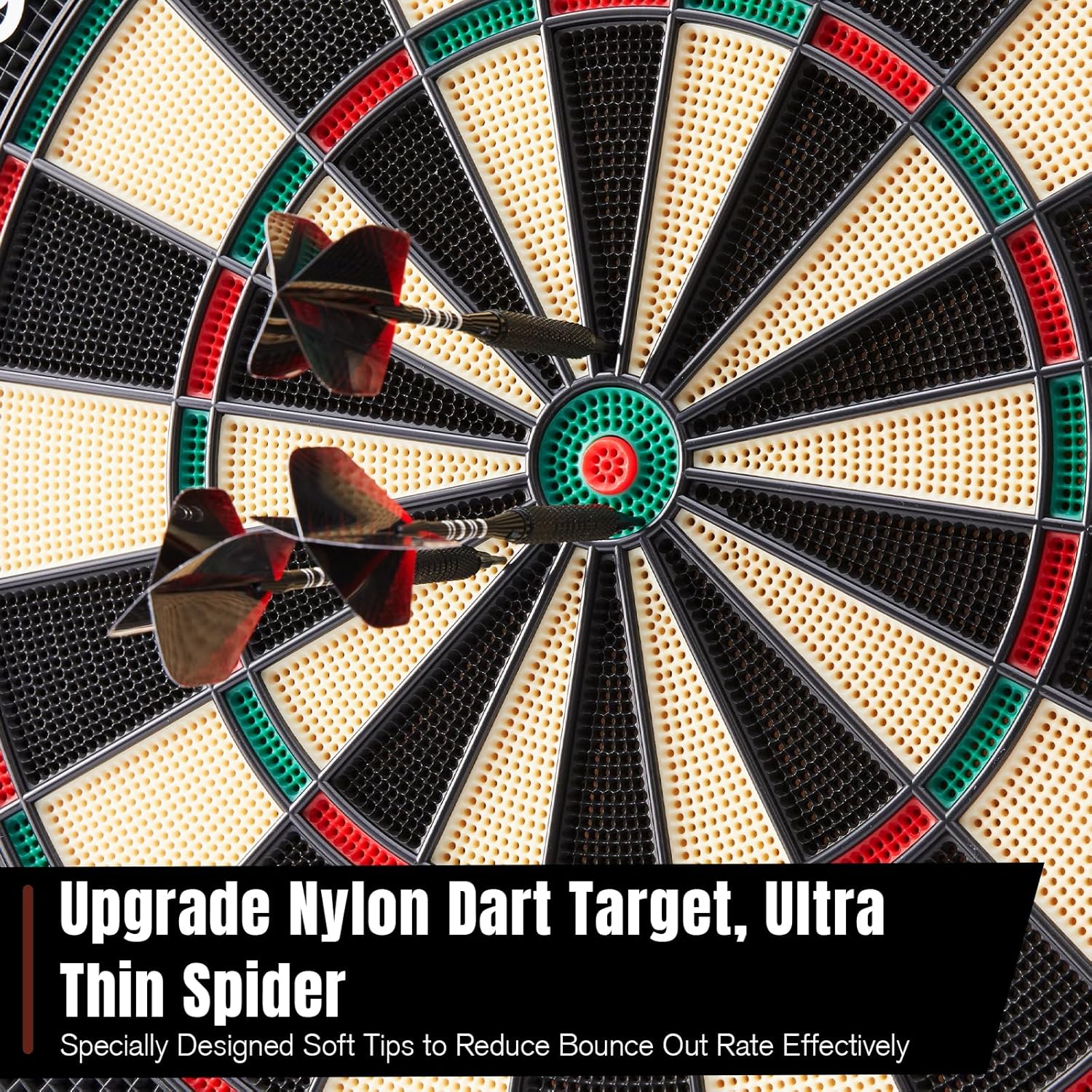 Electronic Dartboard LED Lights 45 Games 474 Modes 6 Darts