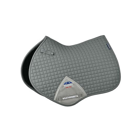 Grey Large Jump Saddle Pad with Breathable Air Mesh Spine