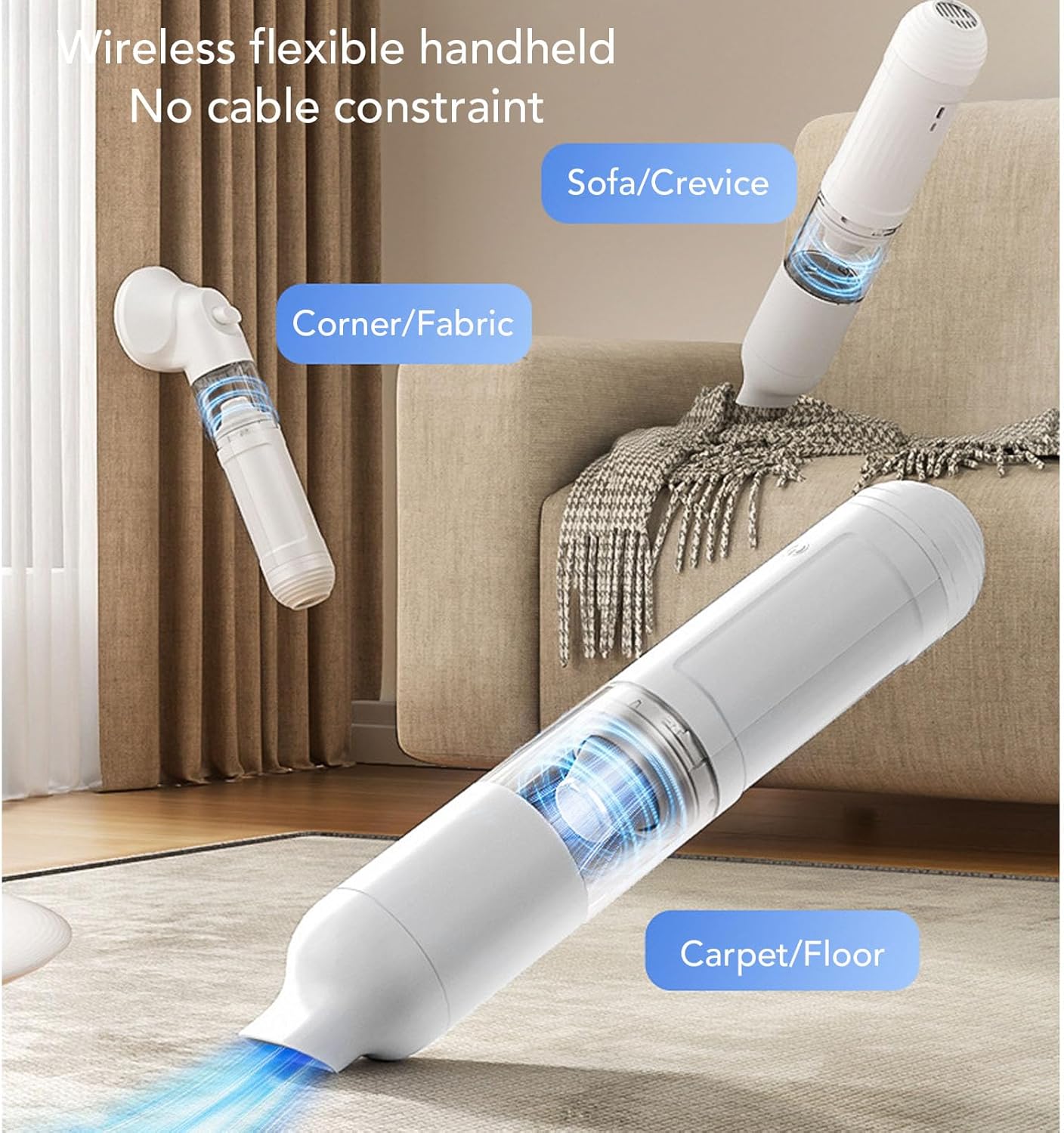 Dog Grooming Vacuum 4200Pa Pet Clipper Shedding Brush