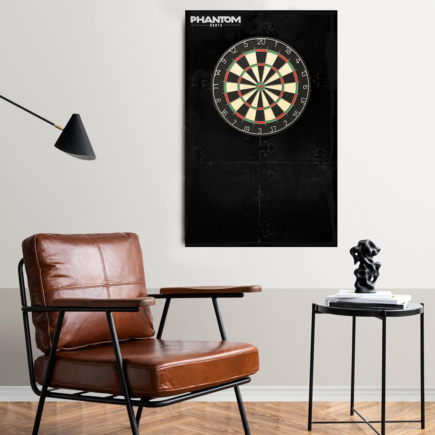XL Dartboard Surround 6 Piece EVA Foam Wall Protector 105x70cm