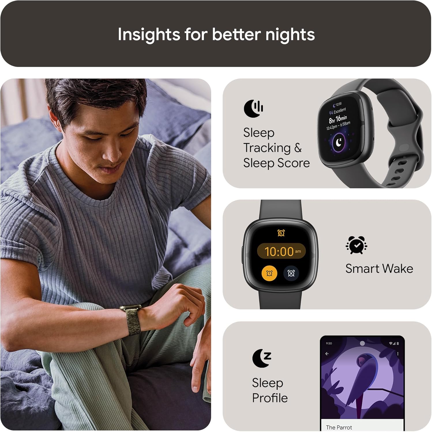 Premium Health Fitness Smart Watch GPS Sleep Stress Tracker