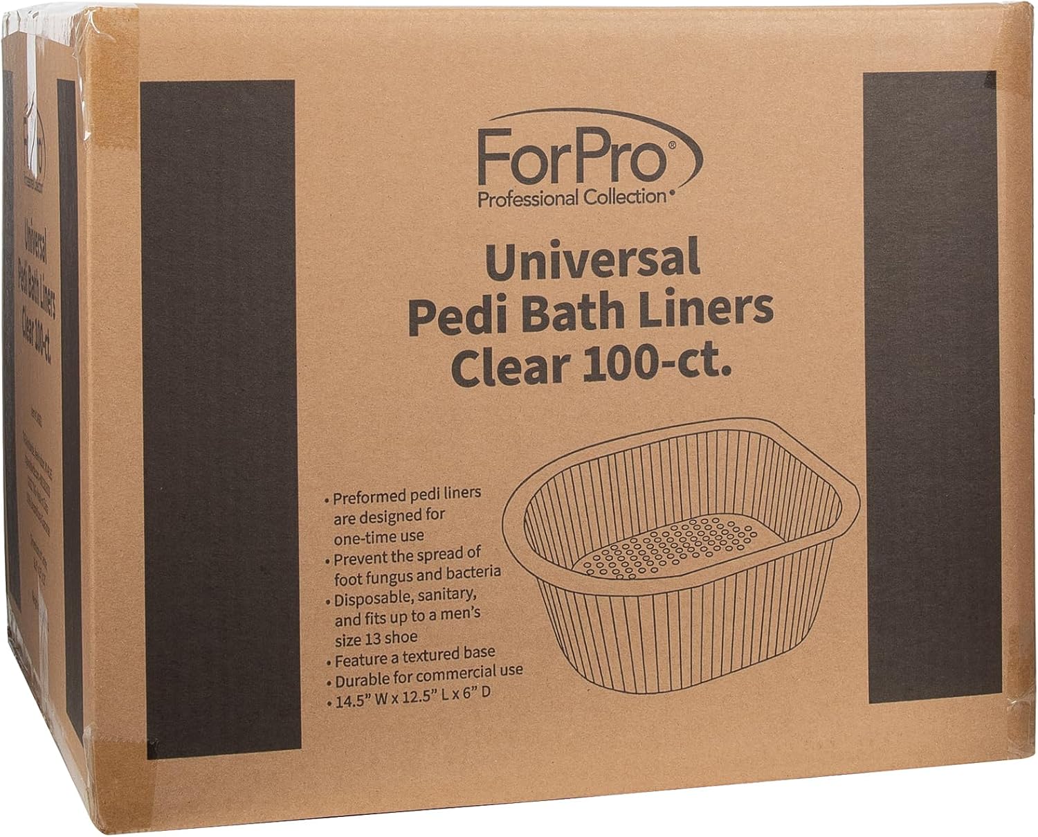 Pedicure Foot Bath Liners Disposable Thick Leak Proof Spa 100