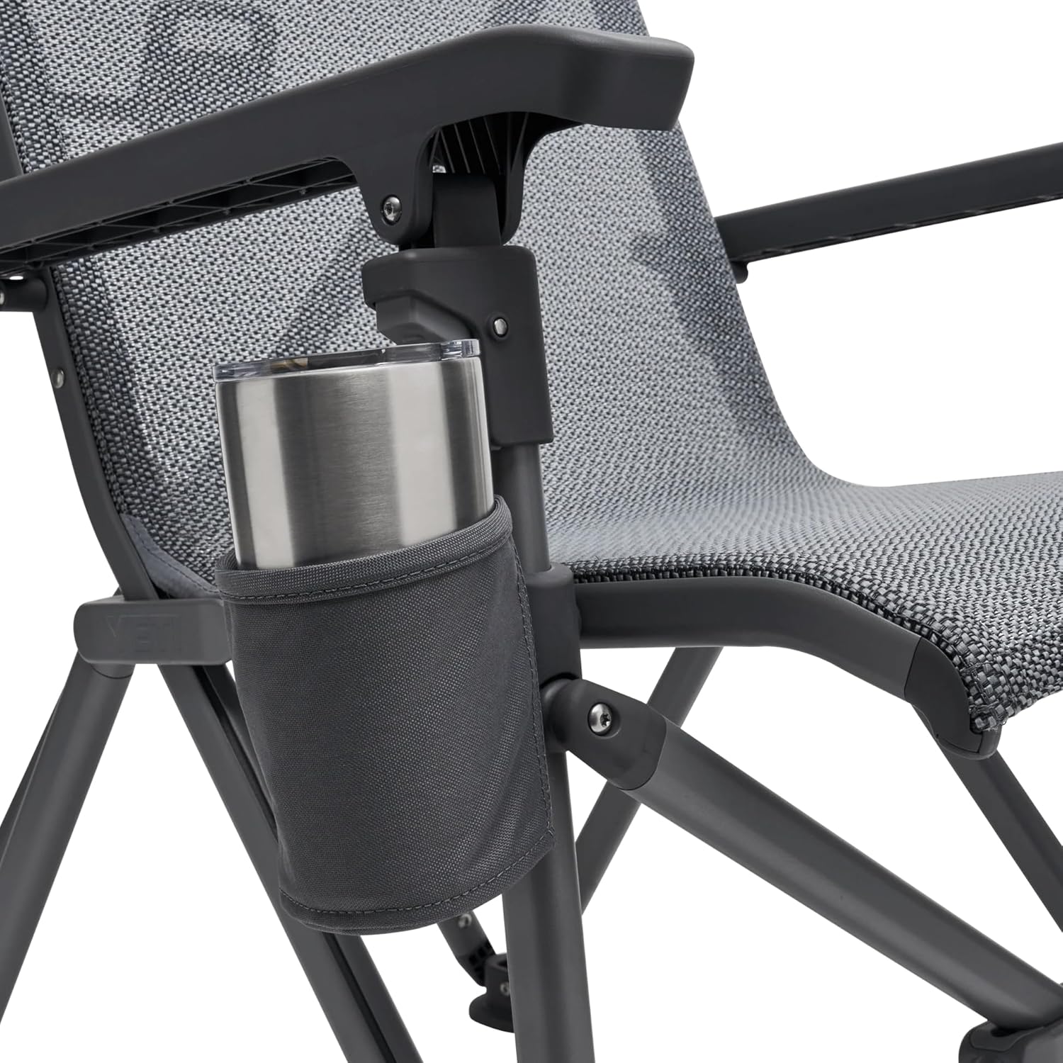 Portable Folding Camping Chair with Cup Holder Charcoal