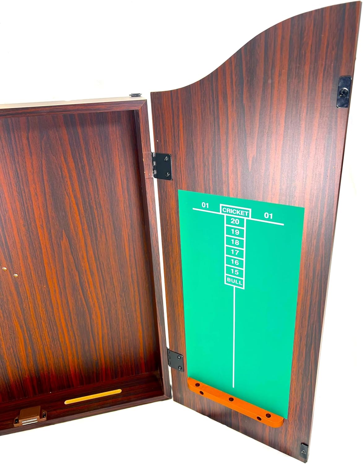 Walnut Dartboard Cabinet MDF Heavy Duty Score Panels 63cm