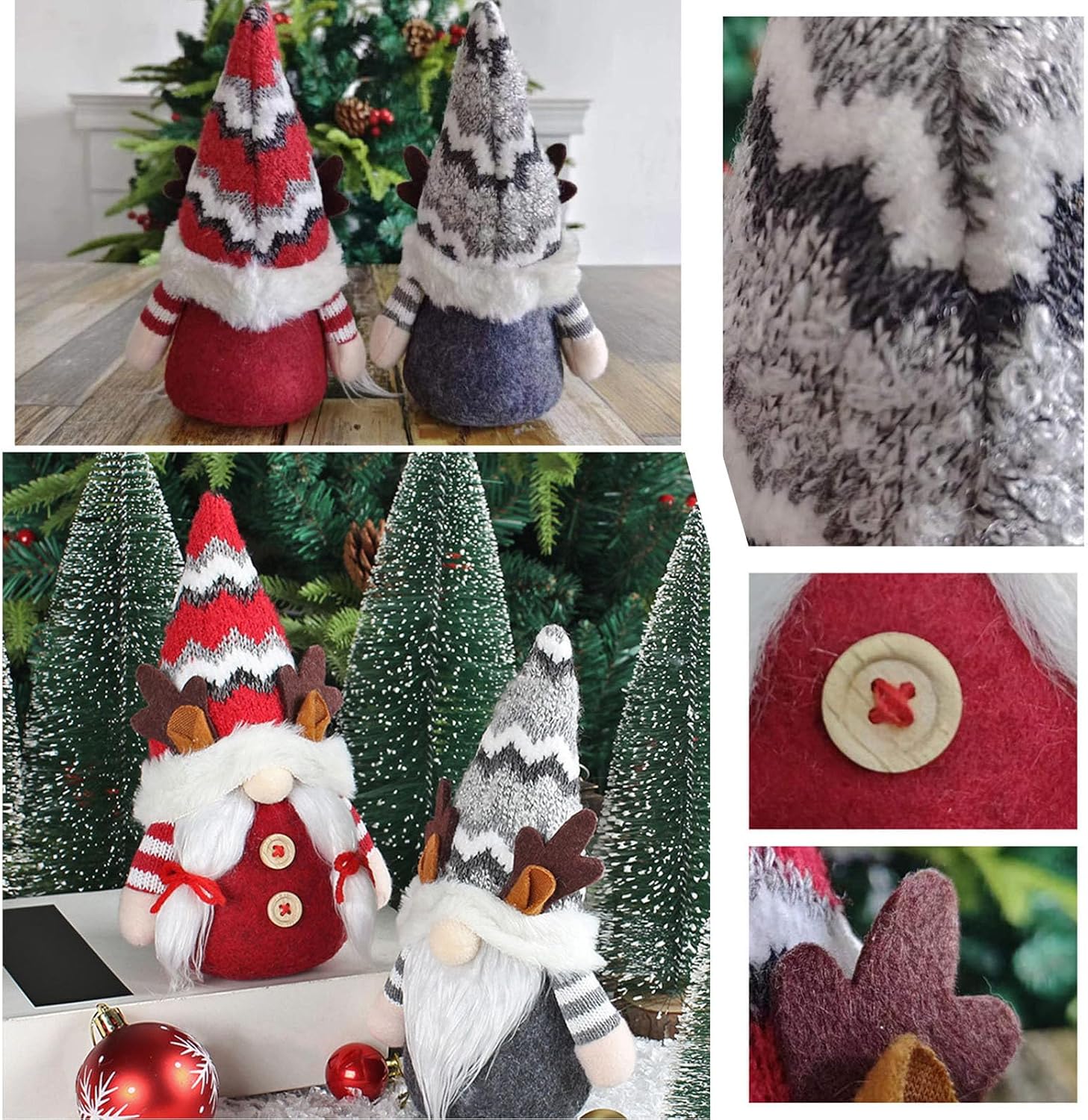 2Pcs Spring Gonk Gnomes Plush Scandinavian Home Decor