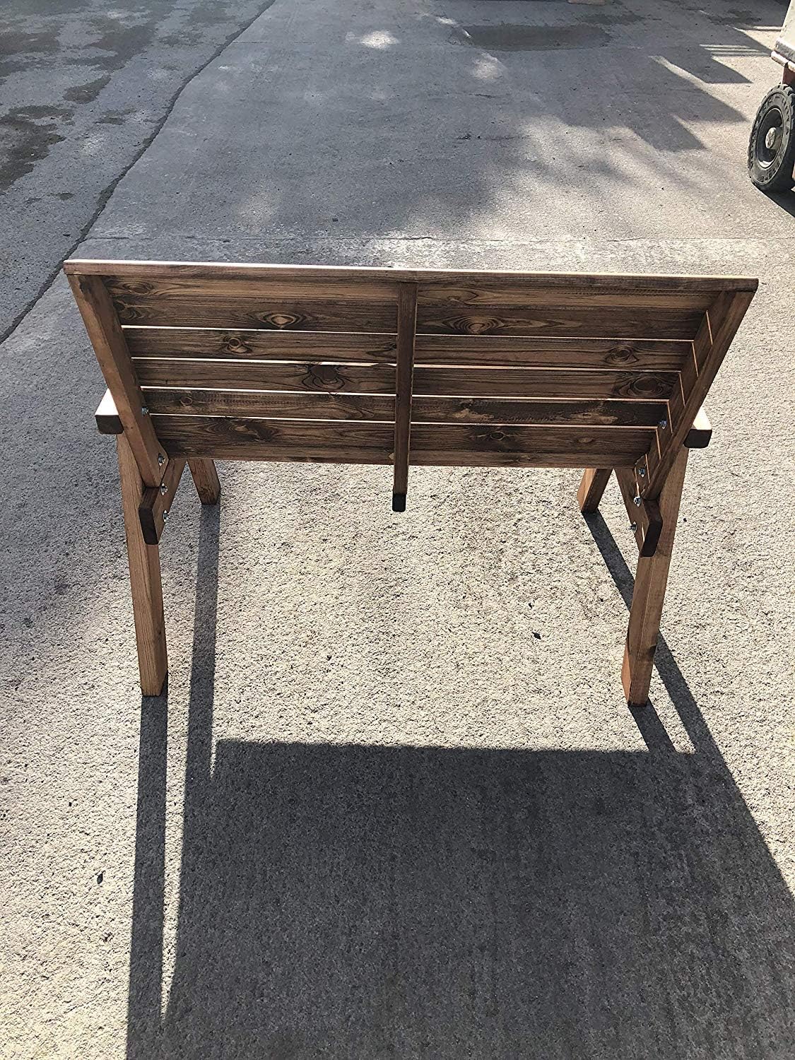 4FT Wooden Garden Bench 2 Seater Patio Outdoor Seat
