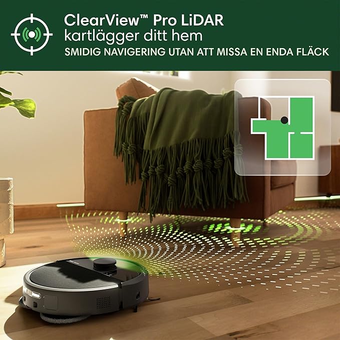 Robot Vacuum Mop Self Empty Auto Wash LiDAR AI Pet Hair