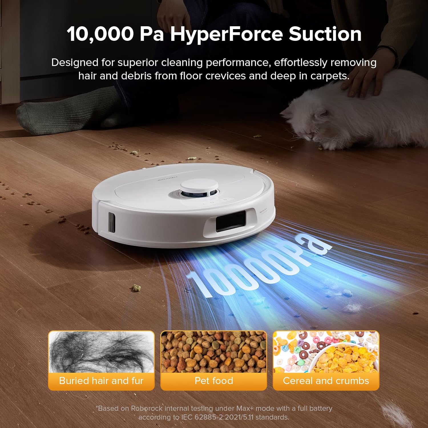 Robot Vacuum Mop 10000Pa Self Empty Wash Dry LiDAR Smart Mapping