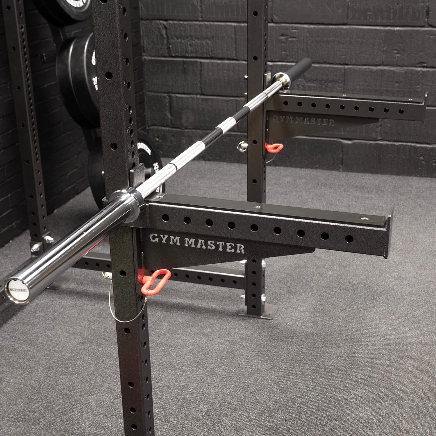 Power Rack Safety Spotter Arms 60mm Barbell Catch Pair