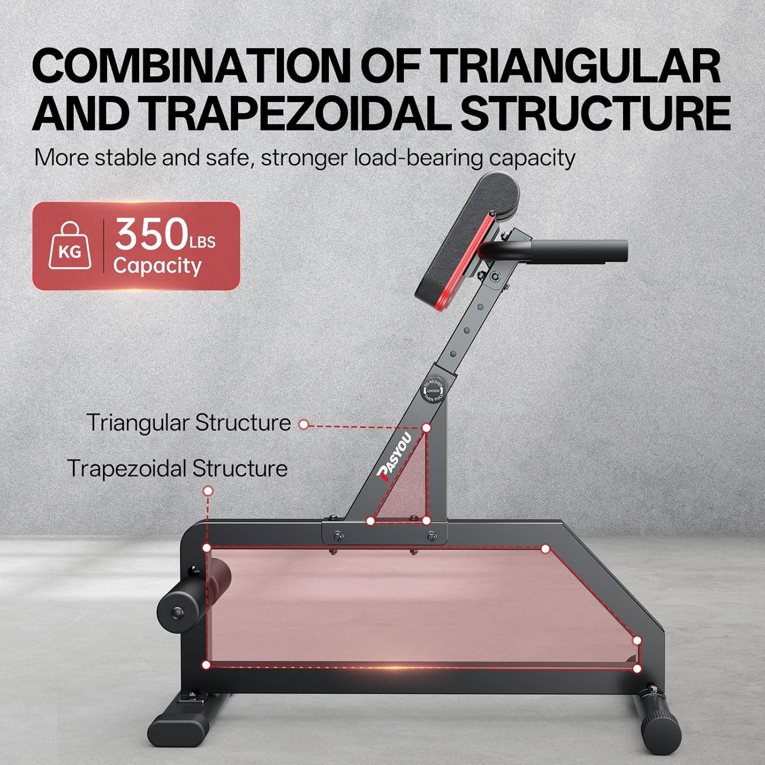 Adjustable Roman Chair Hyperextension Bench Back Extension Core